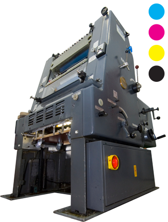 four color printing press