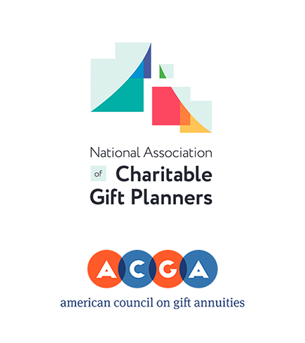 National Association of Charitable Gift Planners logo, American Council on Gift Annuities logo