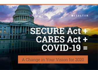 SECURE and CARES Act passed during COVID