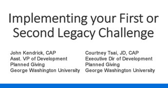 Legacy Challenge Programs