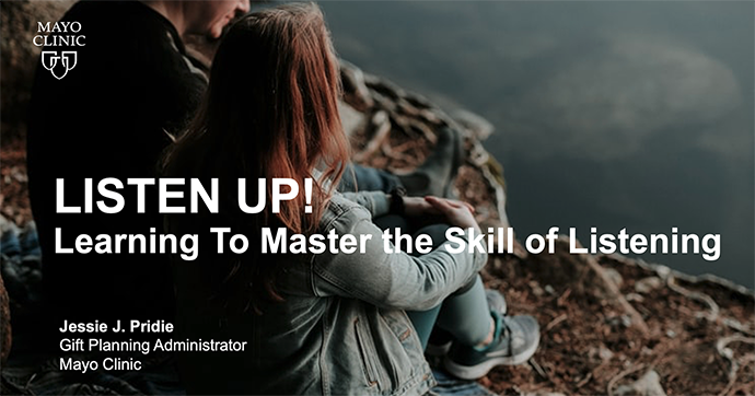 Listen Up! Learning To Master the Skill of Listening