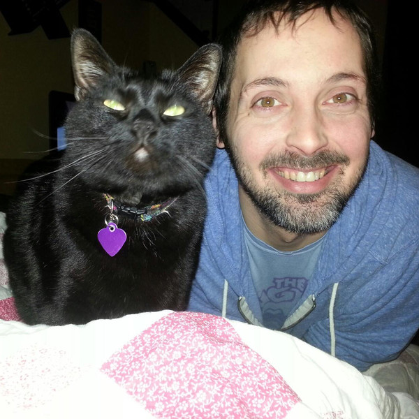 Dan and his cat